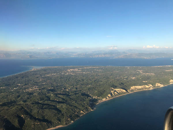 Korfu aus der Luft Korfu aus der Luft