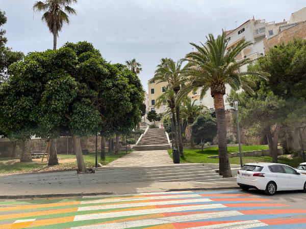 Mahon - Treppe zur Innenstadt Mahon - Treppe zur Innenstadt