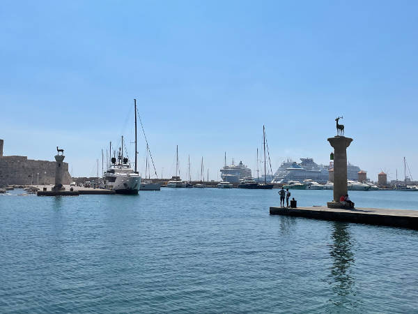Hafeneinfahrt Rhodos Hafeneinfahrt Rhodos