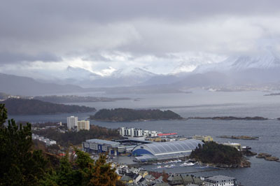 Ein Blick auf Alesund Hurtigruten - Ein Blick auf Alesund
