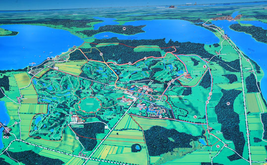 Übersichtskarte Land Fleesensee