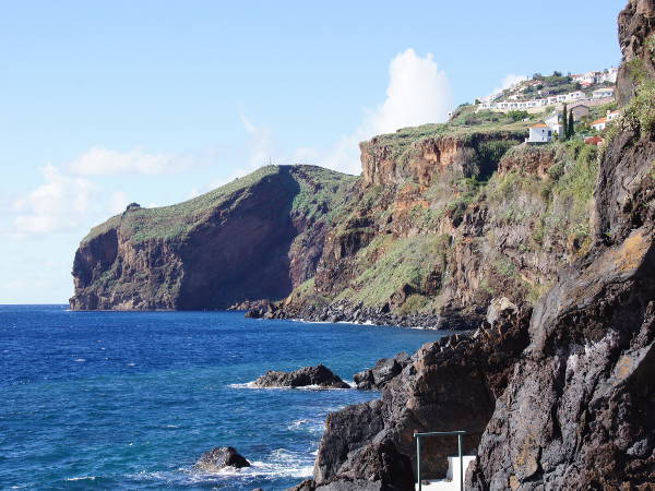 Blick auf die Steilküste Blick auf die Steilküste