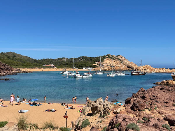 Strände der Cala Pregonda (© Frank Stein) Strände der Cala Pregonda