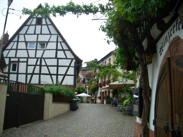 Winzergasse in Gleiszellen Winzergasse in Gleiszellen