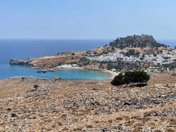 Blick auf Lindos (© Frank Stein) Blick auf Lindos