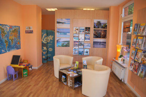 Wartebereich im Reisebüro Horneburg Wartebereich im Reisebüro Horneburg